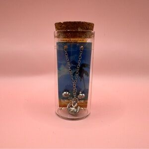 Disney Stitch Necklace and earring set